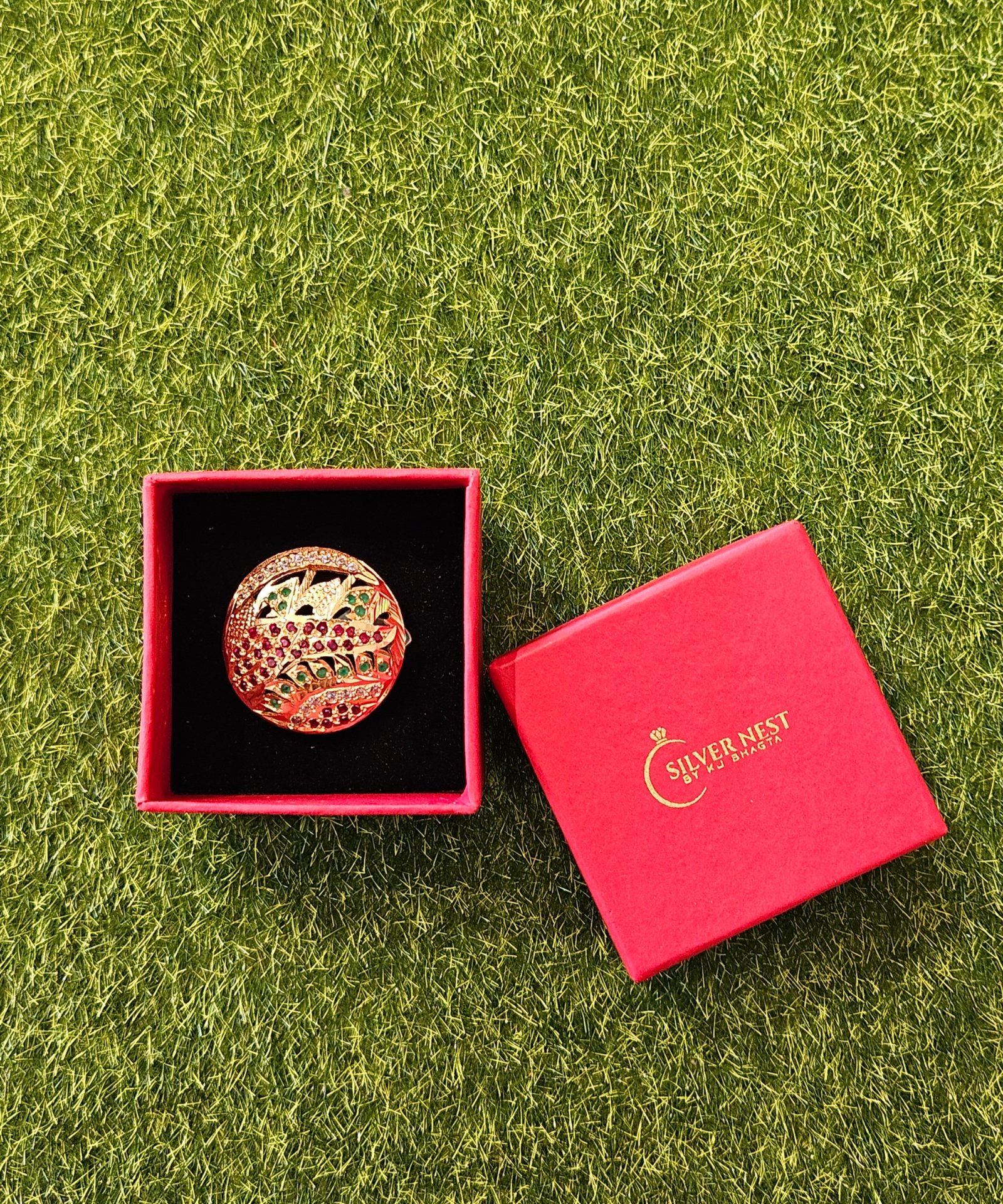Silver gold plated rings(ladies)